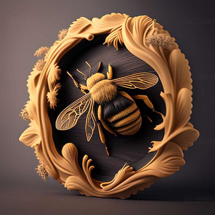 3D модель Bombus pomorum (STL)